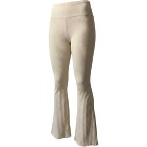 OFFLINE by Aerie OG Original Ribbed Flare Leggings Vanilla Cream High Rise M